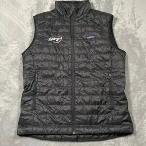 Patagonia Nano Puff Vest Mens Medium Black Outdoor Hiking Travel Lightweight New